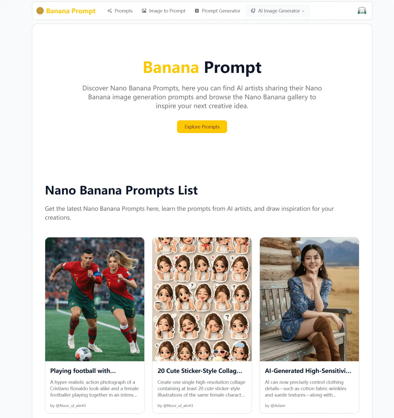 Banana Prompt