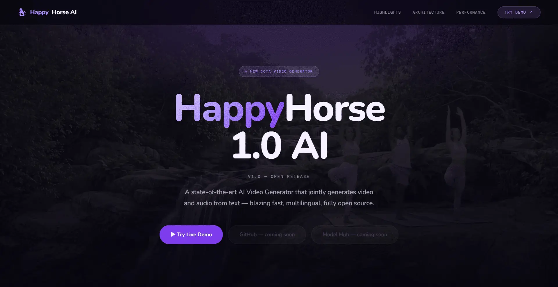 HappyHorse AI preview