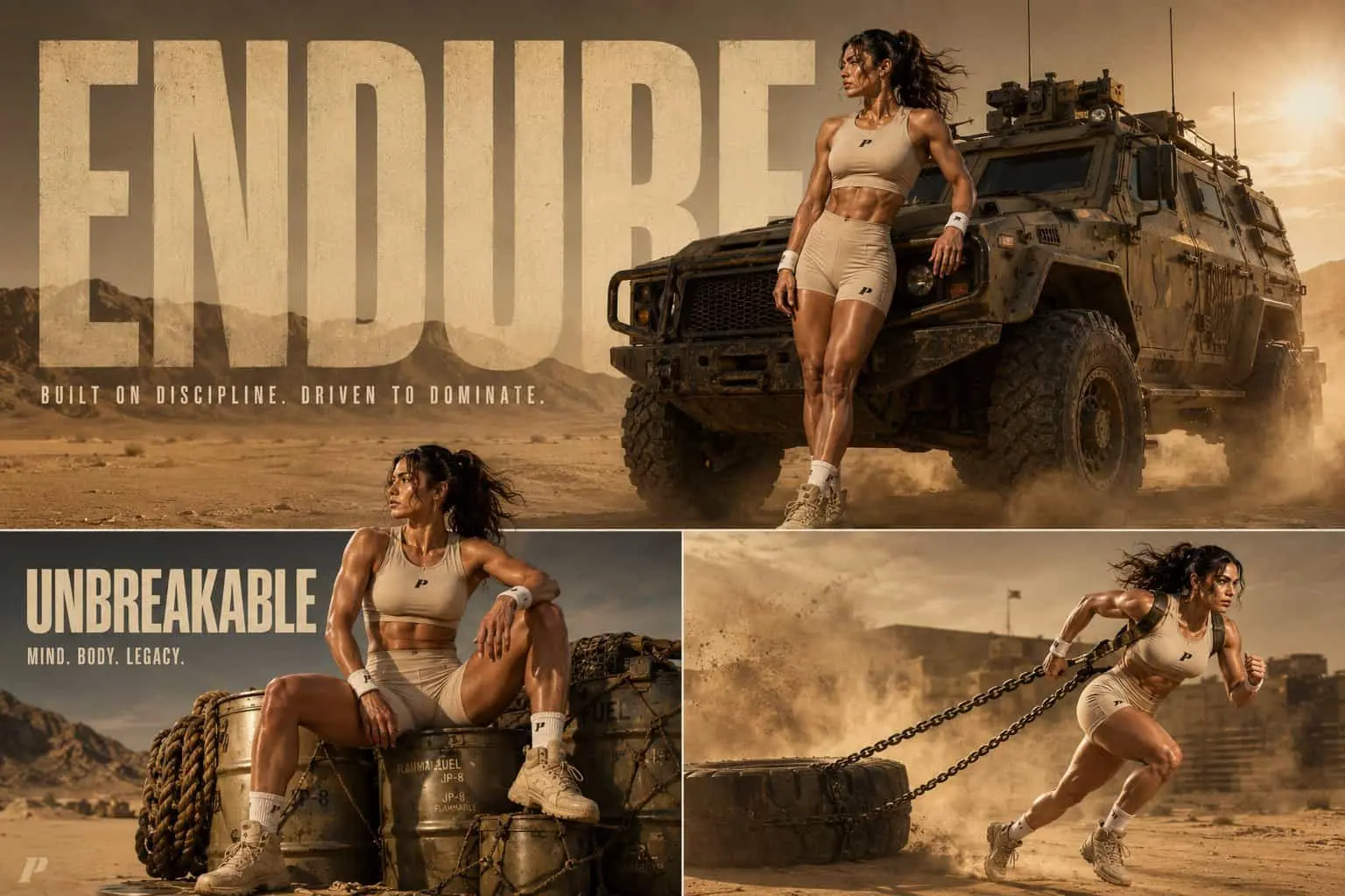 Movie-style athlete promotional photos prompts