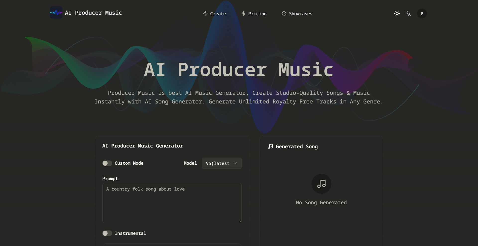AI Producer Music​