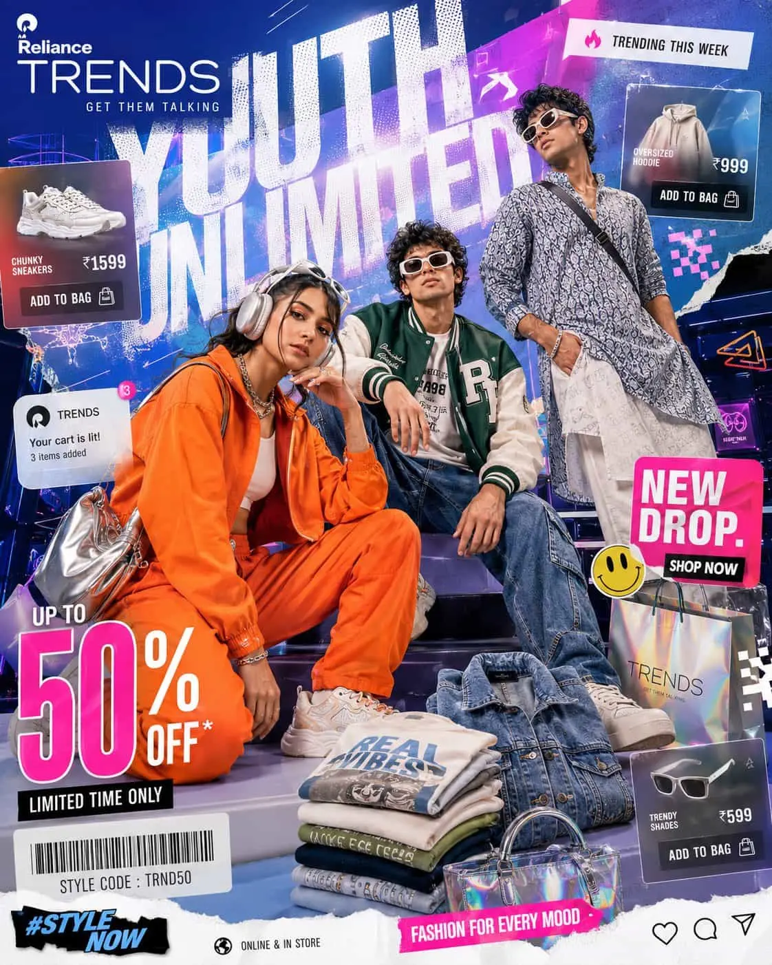 Meta ads fashion poster
