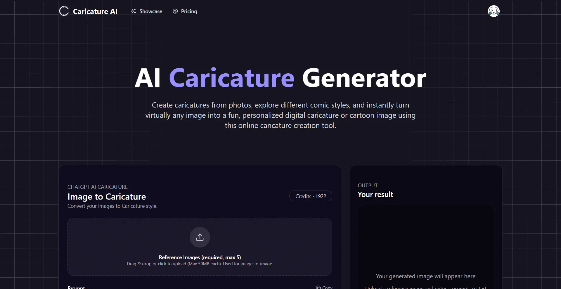 Caricature AI preview
